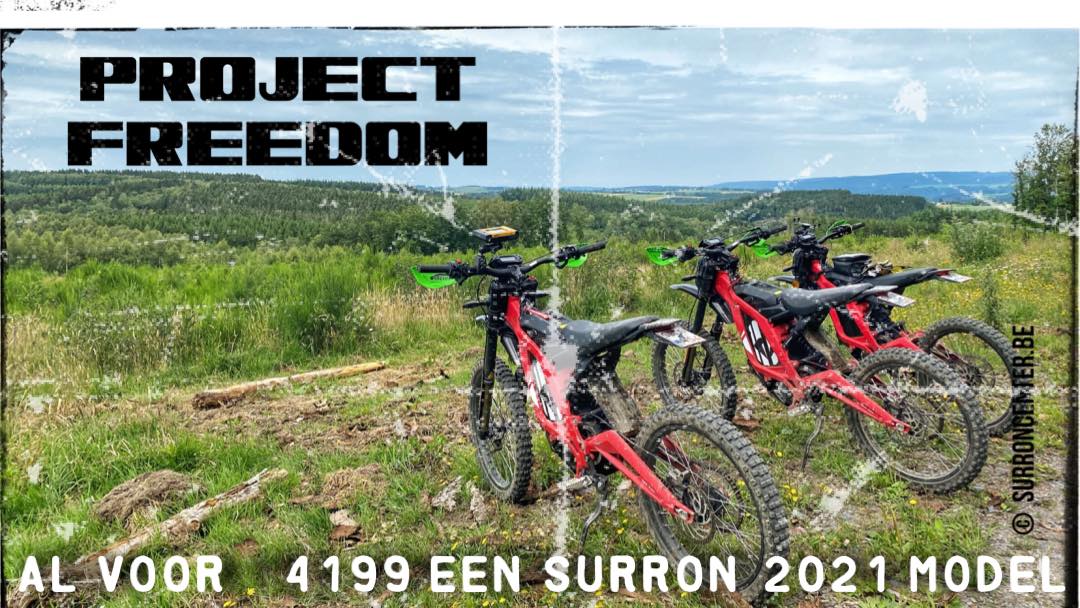 Surroncenter.be de specialist in Sur-Ron Project Freedom